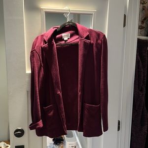 Maroon Soft Blazer